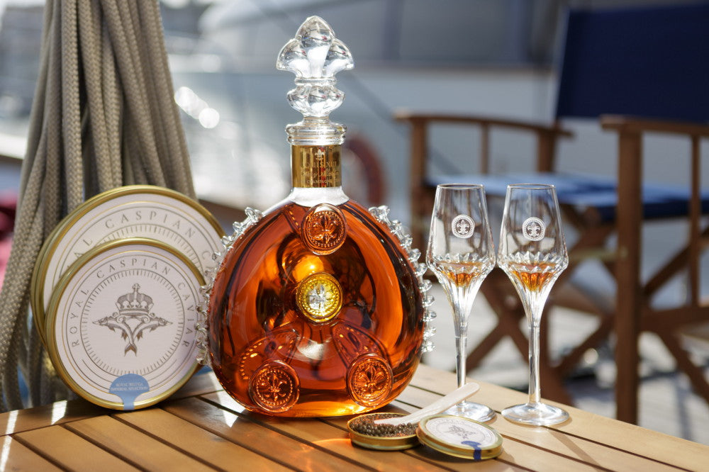 Louis XIII Cognac bottle, labels and packaging for edition review and appraisal process