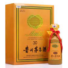 53% ABV Moutai 30 Years bottle, labels and packaging for edition and storage reference