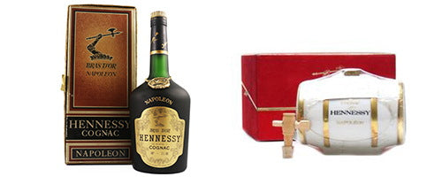 Napoleon Brandy bottles, labels and packaging prepared for edition and condition review