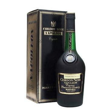 Martell Napoleon bottles, labels and packaging prepared for edition and condition review
