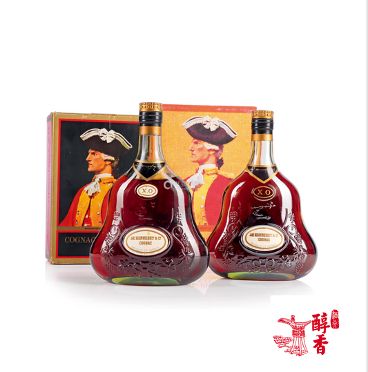 高價收購洋酒  回收軒尼詩（Hennessy）XO（大粗金邊牛仔字_大粗金邊雙貼紙牛仔字）