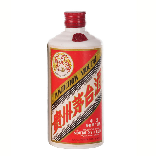 舊酒回收：專業回收1987年份飞天牌铁盖茅台Mo 包裝細節 - 醇香酒行香港名酒收購